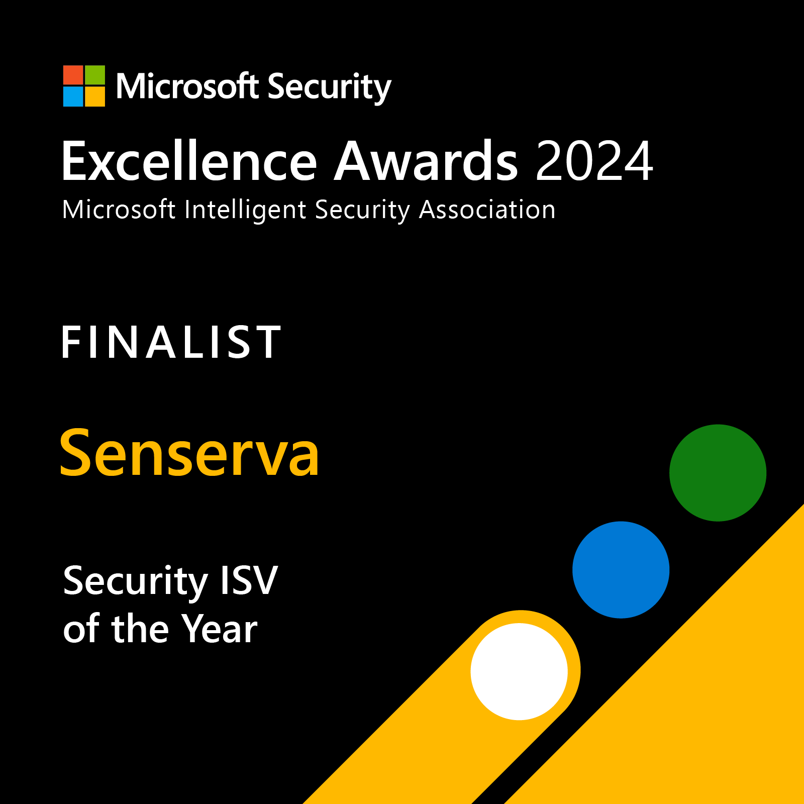 Senserva and Microsoft announced we are a Security ISV of the Year and Endpoint Management Trailblazer finalist in the Microsoft Security Excellence Awards!
